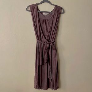LOFT Plum Wrap Dress